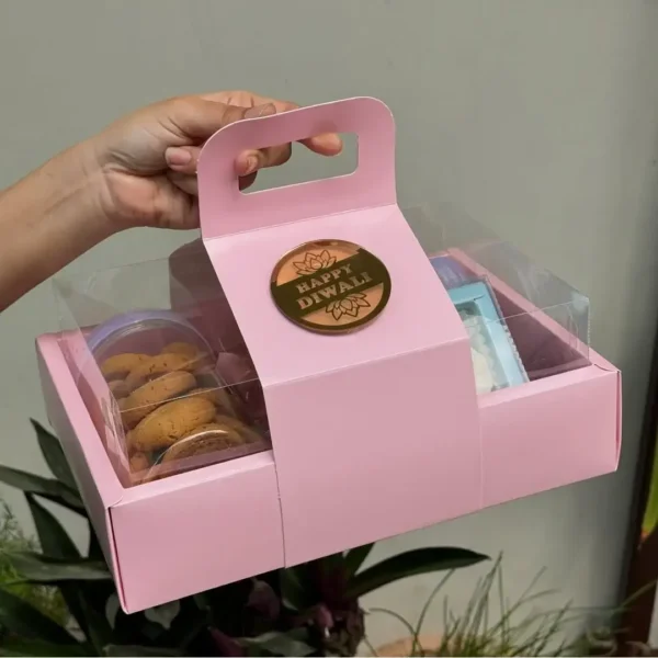 Pink Hamper Box Pack Of 10