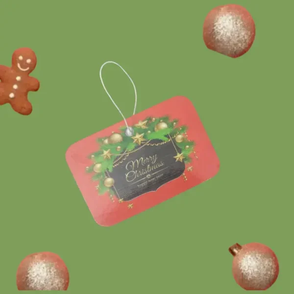 Christmas and new year tag pack of 10