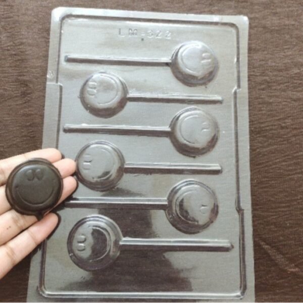 Smiley Lolipop Mould