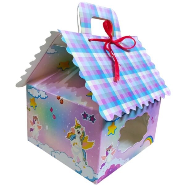 Big Size (4cup Cake Size) Unicorn Gift Box Pack Of 10