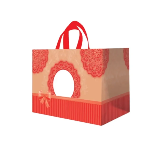500 Gm Red Sweet/ Chocolate Carry Bag (10*8*6 Inch)
