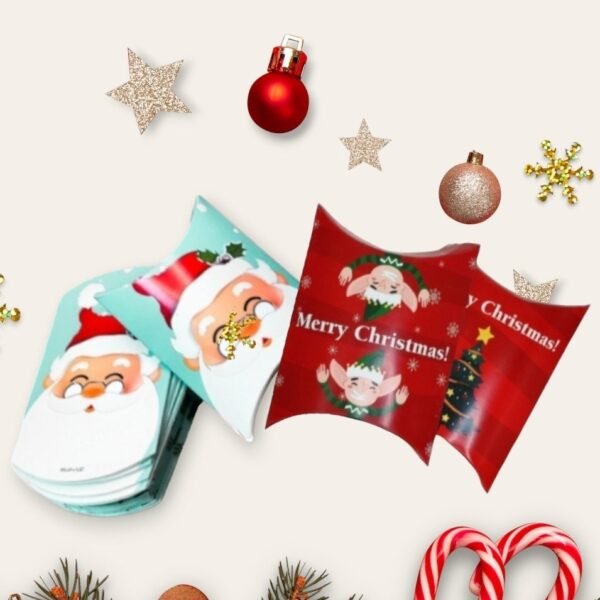 Big Size Santa Pillow Box Mix Color Pack Of 10