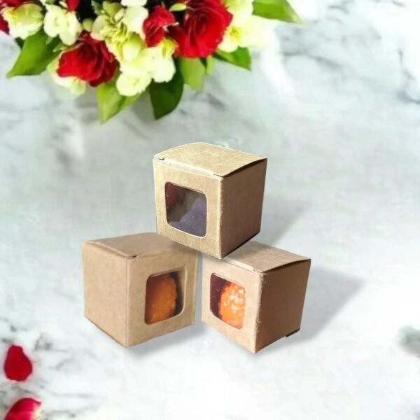 1.6×1.6×1.6 inch | One laddu candle box | One bubble candle box | One t-light box