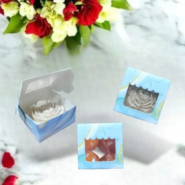 3×3×1.5 inch blue box | 3 inch peony candle box | 4 Laddu candle box | 4 T-light box