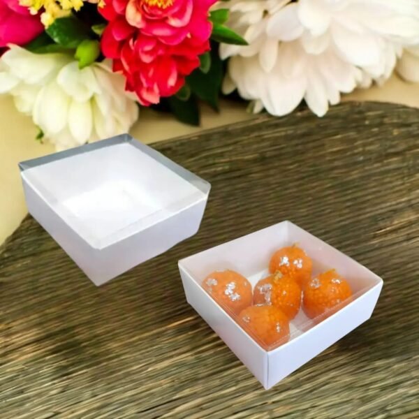 4×4×1.5 inch Peony candle box | 5 laddu candle box | urli Candle box