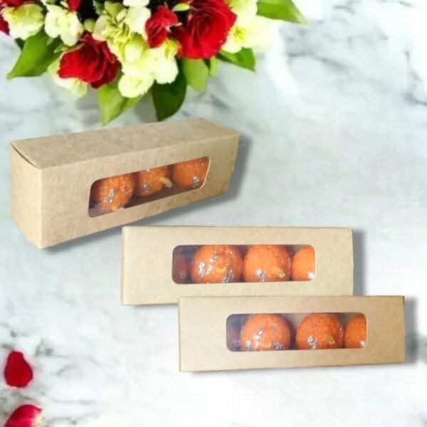 1.6×2×6.25 inch box | 4 Laddu craft candle box | Small bubble candle box | Piller candle box