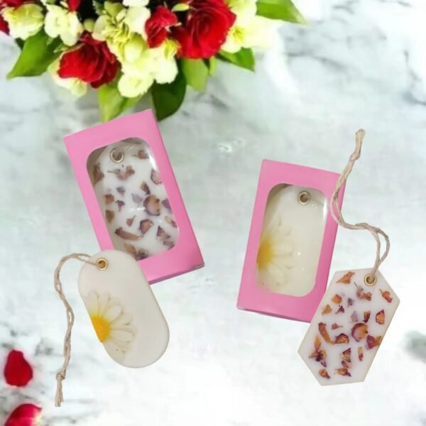 3.8x2.25x1 inch box | Pink wax sachet box