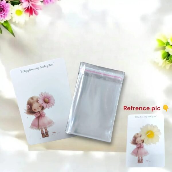 Daisy card packaging | Sunflower card packaging | Flower card Packaging pack of 10
