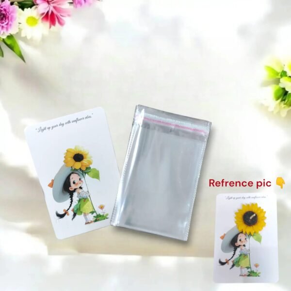Daisy card packaging | Sunflower card packaging | Flower card Packaging pack of 10