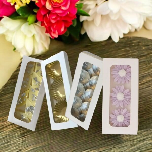 Diya urli box | kaju katli box | T-light box | daisy candle box pack of 10