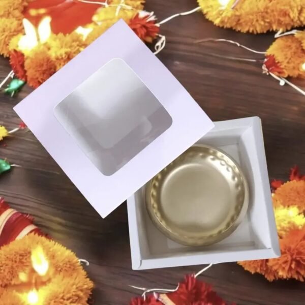 Premium window 4.5 inch urli box | Hammered box | levender box pack of 10