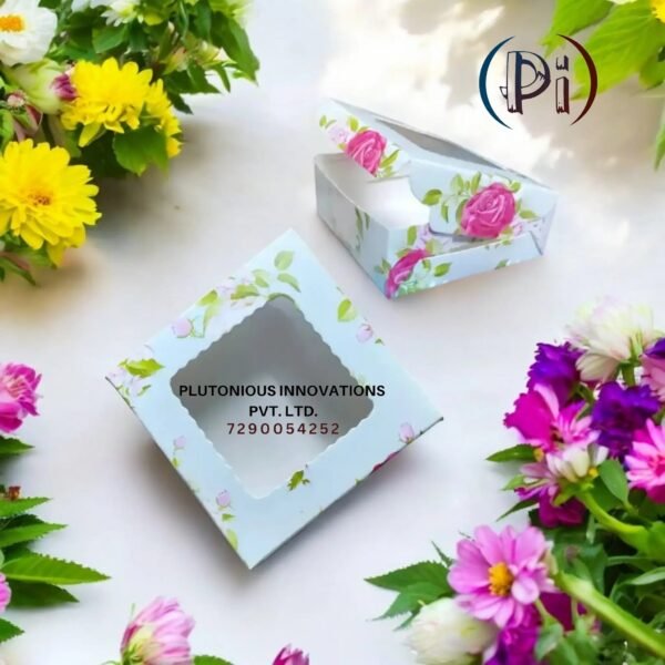 4×4×1.5 inch Pista green box | Urli candle Box | 4 Laddu box | 4 Bubble candle box | Peony candle box | 4 T-light box | pack of 10