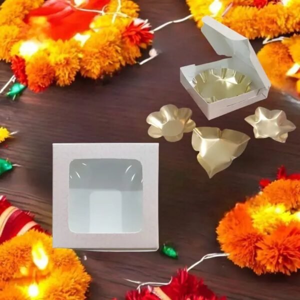 3.9*3.9*1 inch pink box | 3.5" Urli box | T-light box | pack of 10